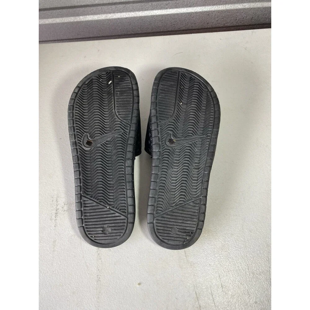 Nike Women’s Benassi JDI Slides Black Diamond Pattern 343881-011 Size 7